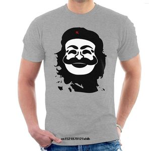 T-shirt da uomo in cotone T-shirt divertente da uomo Camicia Robot Che Guevara Novità Tshirt da donna Viva Hacking Mr