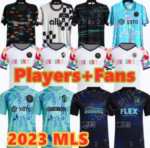 2023 Charlotte St. L Ouis Miami City FC Soccer Jerseys 23 24 Nashville Home Away Blom Lowen Parker 26st Louis''red 'SC Swiderski Bronico Klauss Football Shirts MLS
