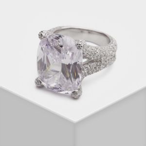 Pierścienie amorita butikowy koktajlowy palec palec palec luksus biżuteria dla kobiet cyrkon
