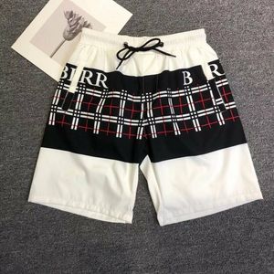 Herrkvinnor Designers Shorts Summer Fashion Streetwears Shorts Snabbtorkning Badkläder med Burberrry Printing Board Beach Pants Loose Large Women's Burbrery Short