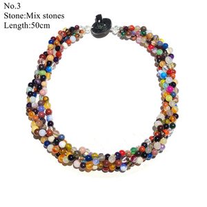 Necklaces LiiJi Unique Christmas Gift Necklace Agatess Pearl Mutil color Mutil Strands Necklace Only 1PCS each stock Jewelry for Women