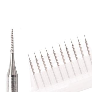 Other 10pcs Oblique column needle Tungsten steel bur jewelry dental burs wood nuclear root carving tools Milling Cutter