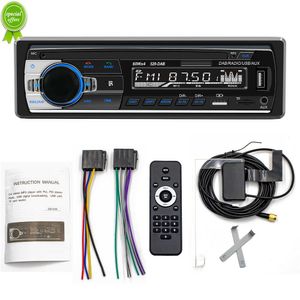 New 12V Car MP3 Music Player Bluetooth Compatible DAB+ AM/FM Radio Dual USB Colorful Lights Button SD Card U Disk Can Charge Phone