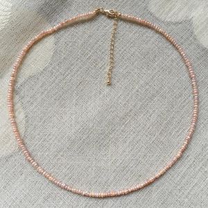 Halsketten, barocke Perlenkette, 34 mm, Mini-kleine Perlen, Brautschmuck, elegante natürliche Süßwasserperlen, Halsband, Hochzeit, Party, Schmuck für Frauen