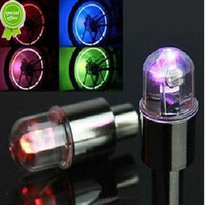 Novo 1 par de 1 par de carros de moto Caps de lâmpadas de decoração para luzes de pneu luminosas de roda de bicicleta led de cais de pneu fechado Válvula de carro Acessórios para carros