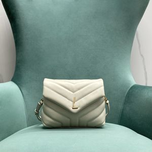 10a Top Quality Mini Designer Crossbody Bag 20cm äkta läder axelväska Lady Luxury Flip Bag With Box Y036