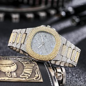 Wristwatches Men Women Watches Casual Water Diamond Calendar Analog Quartz Wrist Watch