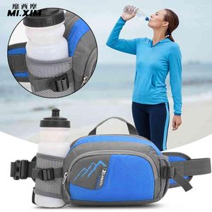 Outdoor Bags Nylon Pocket Jogging Bag Lightweight With Bottle Holder Running Belt Waist Pack Elastic Breathable Waterproof For Sport