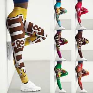 Women's Leggings Women's High Waist 3D Cartoon Printing Gym Clothing Yoga Pants Women's Exercise Legs Sexy Legion Exercise Legs 230520