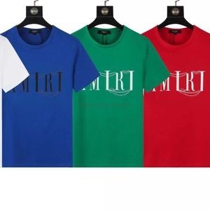 Tasarımcı moda giyim amires tees am tshirt 2023 moda markası amies minimalist mektup baskılı yuvarlak boyun tshirt kısa kollu üst yarım kollu alt gömlek 27