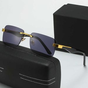 Designer Mercedes-Benz cool sunglasses luxury Maybach's new frameless panel leg for men's fashion Benz women with myopia