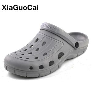 GAI GAI GAI Sommer männer Clogs Schnell Trocknend Casual Hause Hausschuhe Männliche Garten Schuhe Strand Sandalen Pantoletten Rutschfeste badezimmer Pantoffel 230520