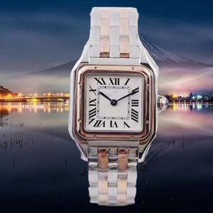 Para zegarek damskich zegarków męskie wysokiej jakości luksusowy trwały automatyczny ruch kwarcowy stal nierdzewna Wodoodporna świetlista zegarek dekoracja świątecznych prezentów