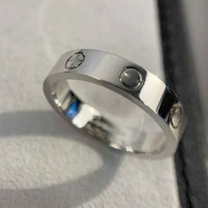 Гравеса -логотип титановой сталь 6 мм бриллиантовый кольцо для ногтя 18 тыс. Золотые серебряные розы кольца женщины Мужчины любители свадебные ювелирные украшения.