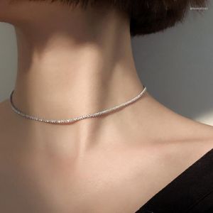 Catene Collana semplice Ins Catena di cavolfiore Clavicola luccicante 520 Girocollo da donna