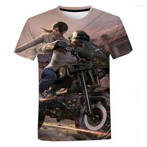 Herren-T-Shirts, klassisches Spiel, Pubg, modisch, lässig, für Männer und Frauen, Streetwear, T-Shirts, kurzärmelig