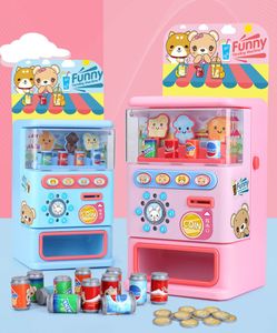 Kitchens Play Food Children s Simulated Vending Machine Puzzle Drinks Toy Pretend Set for Kids Children Christmas Gift Learning Educational 230520