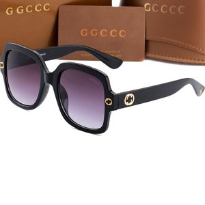Top-Luxus-Designer-Sonnenbrille von Ggities, Polaroid-Objektiv, Damen-Herrenbrille, Senior-Brille für Damen, Brillengestell, Vintage-Metall-Sonnenbrille von Ggities mit Box 0086