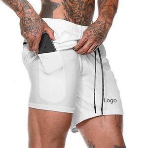 2023 Pantaloncini da uomo off-designer Pantaloni da spiaggia moda estiva Pantaloni da uomo in bianco di alta qualità personalizzati 2 in 1 foderati Sport atletici Mesh Jogger Mens Running