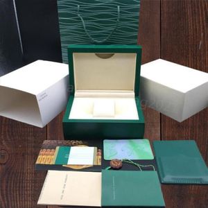 Designer Rolexables Topicity Green Watch Boxes Original Box Papers Bolsa Bolsa Bolsa para 116660 116710 116520 116613203z