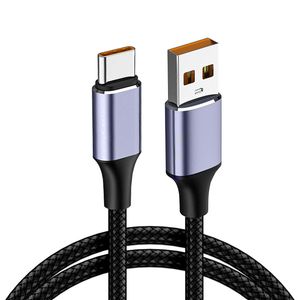 Cavo USB tipo C 6A per Huawei P30 P40 Pro Cavo dati caricabatterie USB-C cavo di ricarica rapida 5A per Huawei Honor 50 Pro