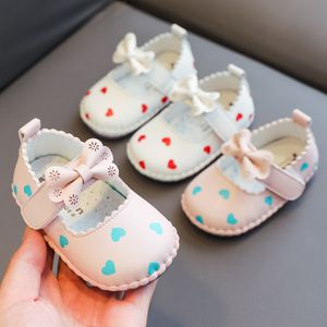 First Walkers Infant Leather Shoes Walking Casual Shoes Soft Soled Girl Princess Single Shoes Cartoon Cute Boy Spring 230520