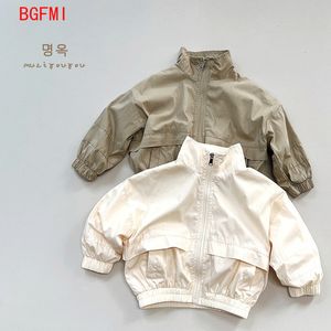 Rain Gear Korean Children's Clothing Autumn 2 9y Spring Coat Boys Thin Jacka Baby Girl Sun Protection Coats Kids Jackor för flickor 230520