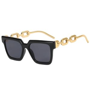 Solglasögon för män Kvinnor Luxury Sungases Herr Fashion Sun Glasses Retro Ladies Vintage Sunglass Trendy Unisex Metal Chain Leg Designer Solglasögon 1K3D051