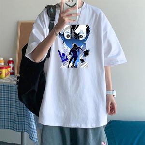 Men's T Shirts Isagi Yoichi BLUE LOCK Manga Shirt Men Women Cotton Soft Oversized Tees Pullover Korean Style Tshirt Tops