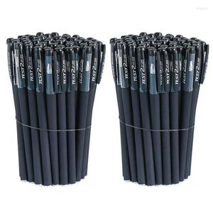 52 st/parti 0,5 mm svartblå bläck gel penna påfyllning Set nålspetsstångskulpunkt för skolkontorsmaterial