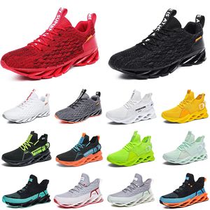 2023 Running Shoes Men Black White Red Yellow Green Grey Teal Green Mens Trainers Sports Sneakers Color2