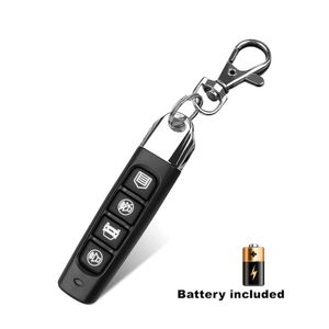 Bilbil 4 -nycklar Keychain 433MHz trådlös fjärrkontrollmottagare Modul RF Sändare Electric Cloning Gate Garage för bildörrens hem