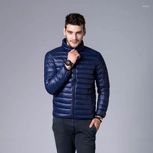 Mężczyzny Down 2023 Casual Jacke Owewear Fat Lekka wózek Parma Stand Męskie Kurtki zimowe i płaszcze plus rozmiar S-3XL YYJ0031