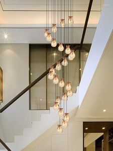 Pendant Lamps Modern Ceiling Chandeliers 2023 Lighting Suspension Design Led Light Fixture Fortune Bag Shaped Loft Chandelier For Indoor