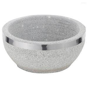 Ciotole Ciotola di pietra Cucina Pentola Bowal Dolsot Pentole giapponesi Ceramica coreana Bibimbap Stufato Casseruola Utensili da cucina