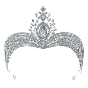 Crystal Royal Queen Diademi e corone Donne Prom Diadema Ornamenti per capelli Accessori per gioielli per capelli da sposa