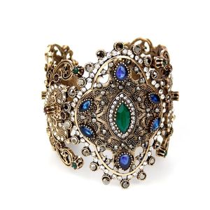 Armreif Sunspicems Retro Vintage Boho Turk Armband für Frauen Antikgold Farbe Arabischer Bijoux Osmanischer Schmuck 2023