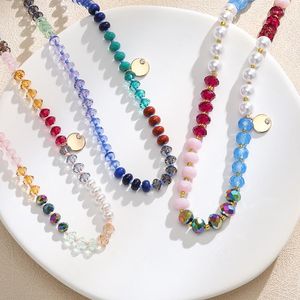 Catene Sunmer Desgin HandmadeColorful Crystal Glass Beaded Charm Statement Short Choker Collana Women Jewelry Gifts