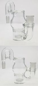 Vintage PREMIUM Ash Catcher Glasbong Wasser Shisha Rauchpfeifen Original Glass Factory kann Kundenlogo von DHL UPS CNE anbringen