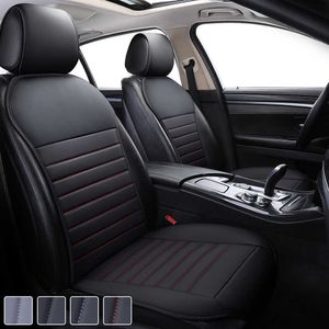 Cover Single Seat Cushions Universal PU Leather Non Slide Accessories Waterproof Protector Fits For Most Car Auto AA230520