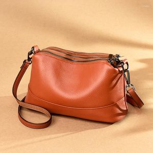 Akşam çantaları gerçek deri çanta kadın tasarımcı yumuşak inek derisi bayanlar crossbody çanta moda lüks kadın omuz tote