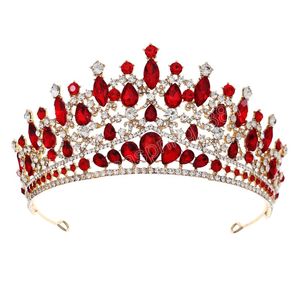 Crystal Rhinestone Crown Wedding Diadem Tiara Bridal Hair Accessories Crown Party Wedding Headwear Gift