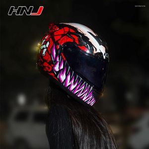 Motorcykelhjältar Motocross Motorcykel Helm Dot ECE Godkänd professionell full ansiktshjälm Scooter Casque för man