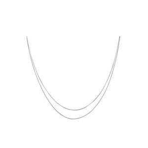 Halsband lvr067 925 sterling silver dubbel skiktade choker halsband Ny ankomst Dainty halsband fina smycken för kvinnor