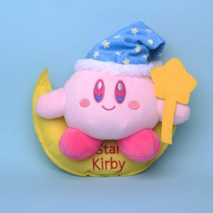 Anime Star Moon Sleeping Hat Kabi Ressam Doğum Günü Takım Anlatımı Kabi Kirby Peluş Bebek Oyuncak Toptan