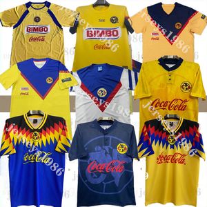 Retro America Ca Soccer Jerseys 1987 1988 1998 1999 2000 2001 2002 2005 2006ヴィンテージCamiseta de Futbol 87 88 98 99 01 02 05 06 12 13 Liga MX Football Shirts Maillot 999