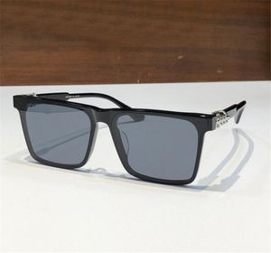 New Fashion Design Retro Men Sunglasses 8198 Square Frame Classic Simple and Versatile Style UV400 Protection Glasses Top Quality