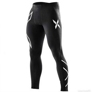 Men's Pants Men's Tights Compression Pants Running Leggings Fitness Bodybuilding Leggings Tights Men Skinny Trousers Breathable Quick Dry