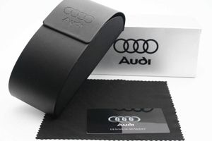 Designer audi coola solglasögon lyxiga fyra cirklar bilmärke inbunden box 4s shop gåva fyra ring full paket