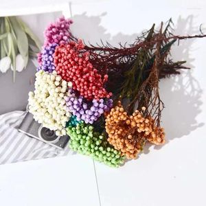 Dekorativa blommor 50g Natural Hirs Fruit Torked Flower Artificial Christmas erbjuder 2023 Novel Bridal Wedding Bouquet